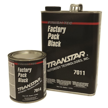 Transtar Autobody Technology Finish-Tec Factory Pack Black, Gallon 7011